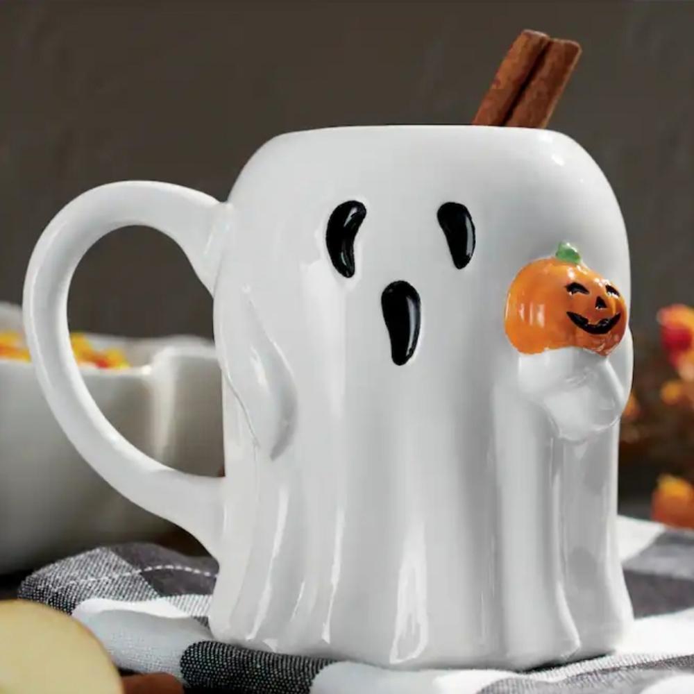 Halloween Ghostie Pumpkin Mug